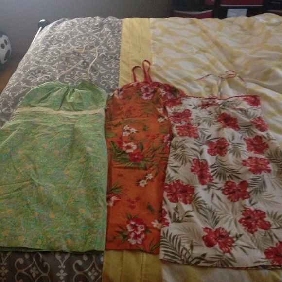 Tropical Halter Dress Lot-PRICE DROP!