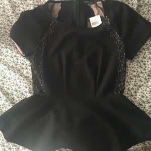 NWT peplum top