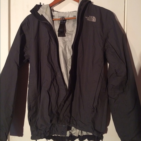 Gray Northface Raincoat