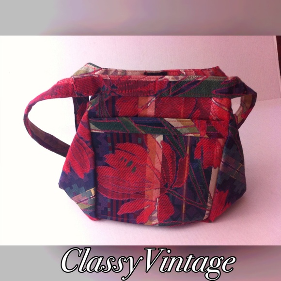 Handbags - Unique trending tapestry bag.