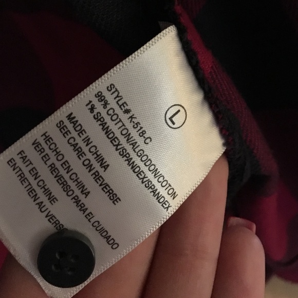 Flannel button up - Picture 4 of 4
