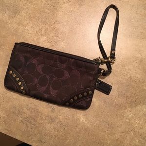 Authentic Coach wristlet
