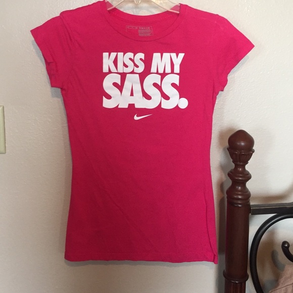 Pink Nike shirt