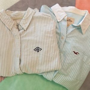 *Bundle Set* Stripe Button Down Shirts