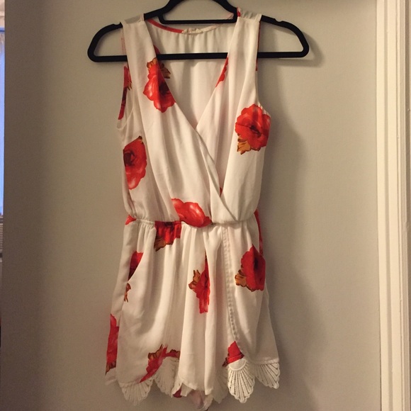 Tea n Cup Other - Floral romper