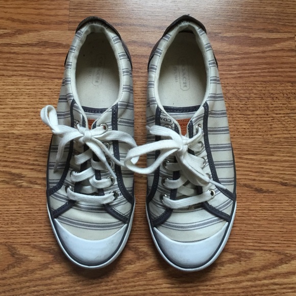 Striped Coach Sneakers