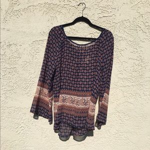 Boho Sheer Top