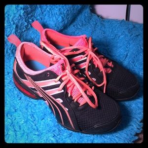 Puma Tennis Shoes-Salmon colored