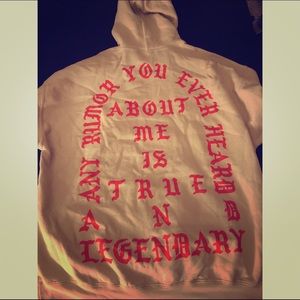 Kanye West New York tour hoodie XL