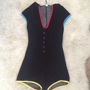 AA Loop Terry Hooded Romper