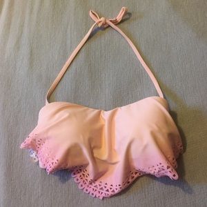 Ombré pink bikini top