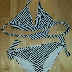 Coverse Stripes and Star Bikini