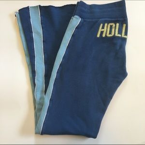 Hollister Blue Sweatpants - Size Small