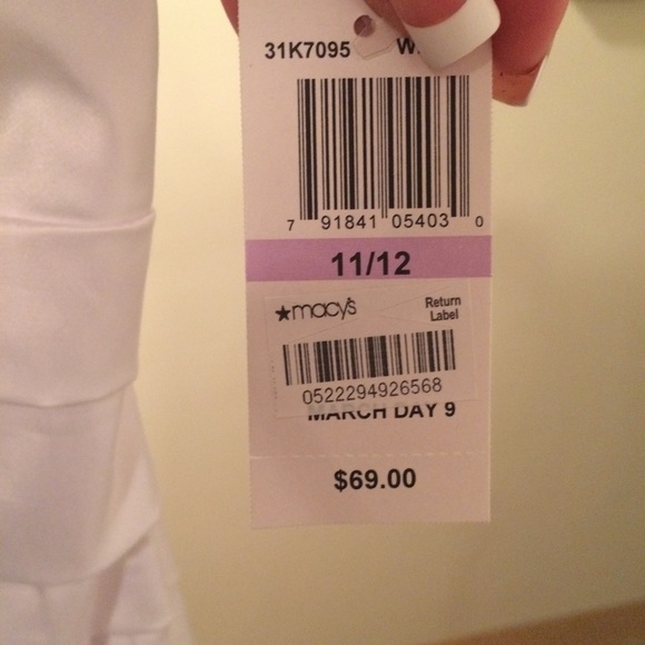 SALE: NWT Little White Dress - Picture 3 of 4