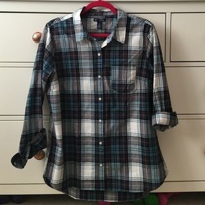 Plaid Button Down