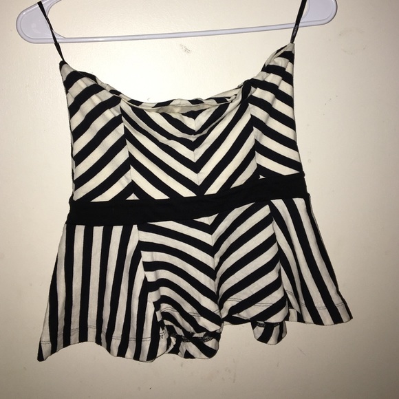 Black/creamish strapless - Picture 2 of 2