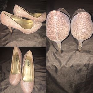 Rose gold heels