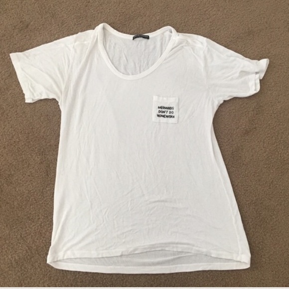 Mermaids Don't Do Homework Tee