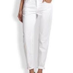 J Brand Jake Slim Boyfriend jeans in white