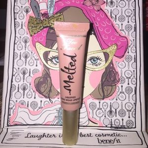 Too Faced Melted Long Wearing Lipstick in Sugar.