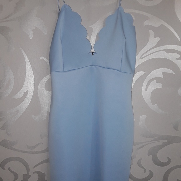 SOLD! Scalloped Trim Dress - Picture 6 of 6