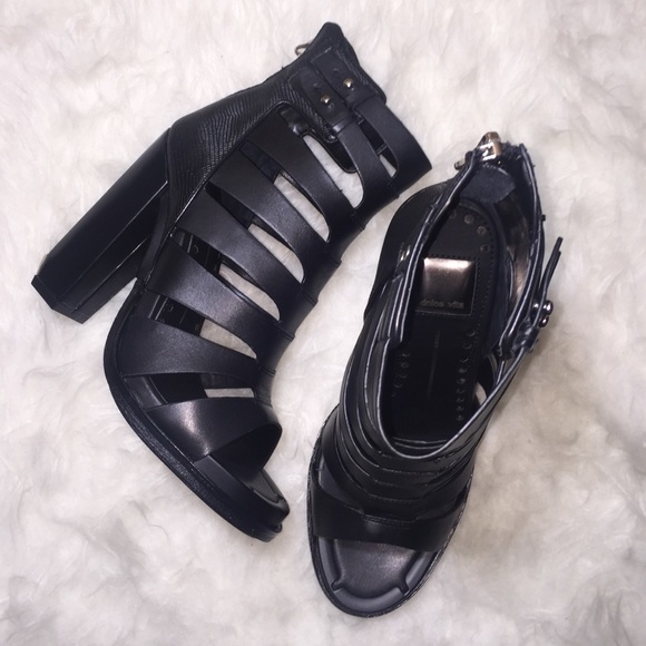 STEAL 😻💕Dolce Vita Leather Caged Open-Toe Bootie - Picture 2 of 6