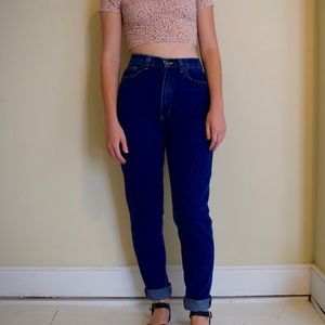 American Apparel High Waisted Jeans