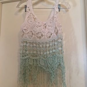 Crocheted Ombré Tank