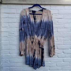 Planet Blue tie dye romper