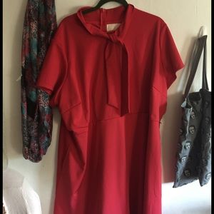 Retro Style Red Dress