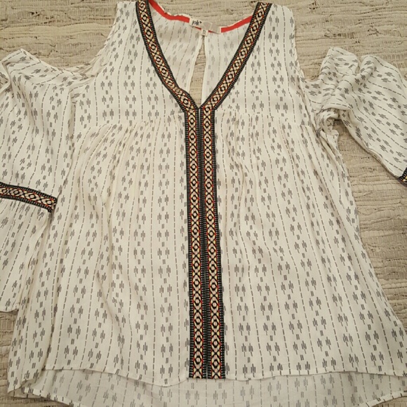 Bohemian Cold Shoulder Top