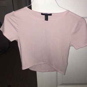 Crop top-light pink from forever21 NWT