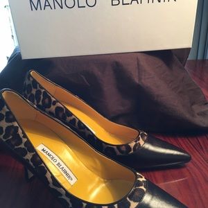 Manolo Blahnik Brown Pumps
