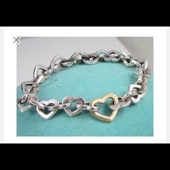 Tiffany's Silver and gold bracelet