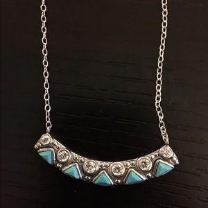 Sterling and cubic Z Silpada necklace
