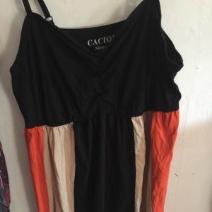 Orange and Black Nightgown
