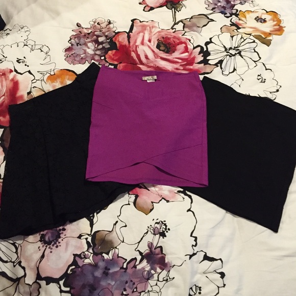 Pack of three cute skirts