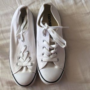 NEW White Converse (Women style)