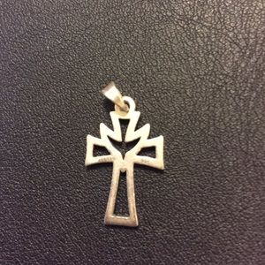James Avery Cross with Dove Charm