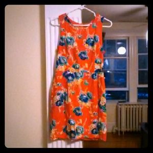 Orange Floral Forever 21 Dress