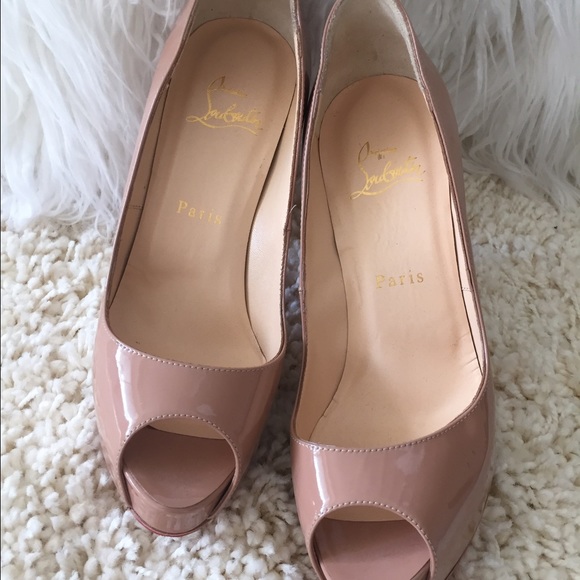 Authentic Christian Louboutin lady peep toe - Picture 3 of 4