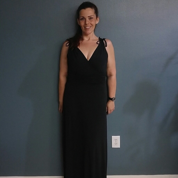 Long black dress