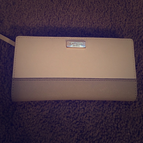 Kate Spade Cedar Street two tone bi-fold wallet