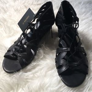 Forever 21 Lace Up Wedge Sandal