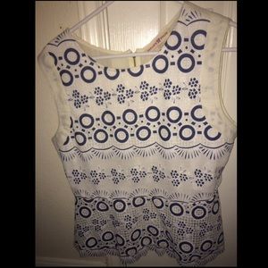 Altar'd State flared bottom tank top size large