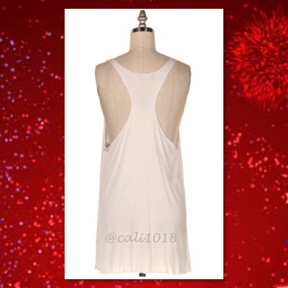 2 LEFT🆕Patriotic American Flag Racerback Tank Top - Picture 3 of 4