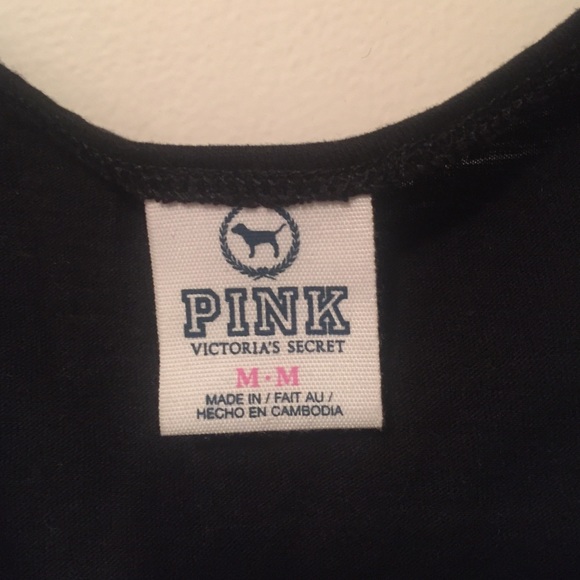 Pink black crop top - Picture 2 of 2
