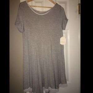 Altar'd State heather grey t-shirt dress