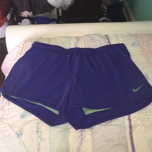 Nike Phantom Shorts - Purple and Green