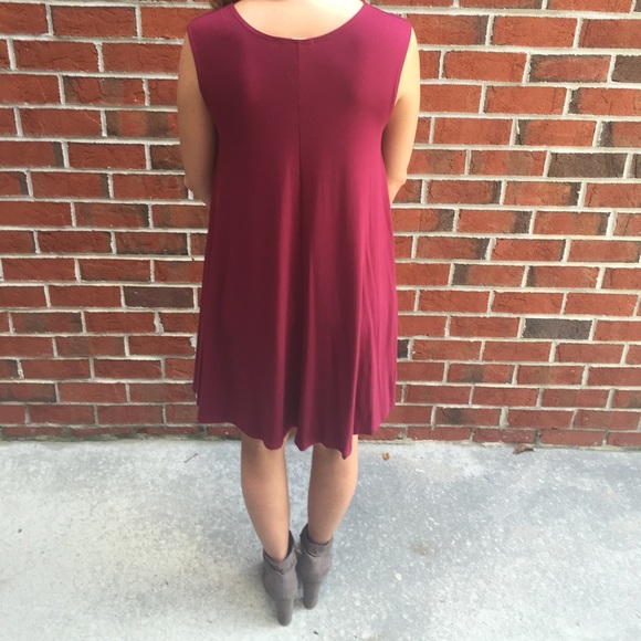 Burgundy Dress - Picture 2 of 2